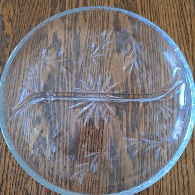 Rogaska divided dish