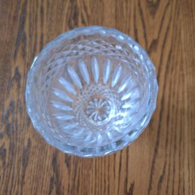 lead crystal vase