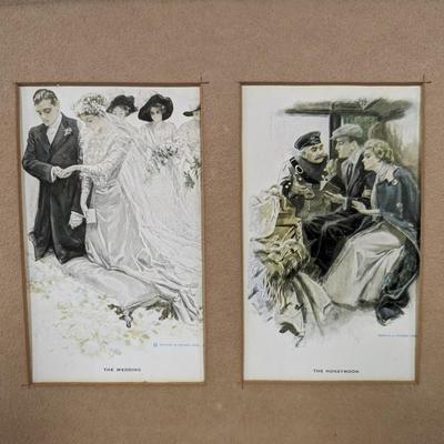 Vintage Reinthal & Newman Print "The Wedding"
