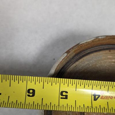Signed Ceramic Bowl With Lid