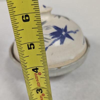 Signed Ceramic Bowl With Lid