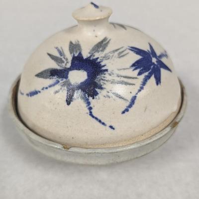 Signed Ceramic Bowl With Lid