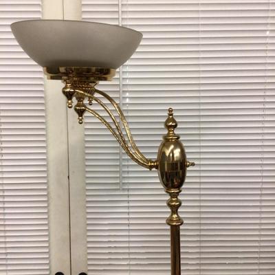 Elegant Brass Floor Lamp