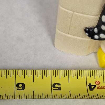 Vintage 60's Penguin With Igloo Napkin Holder by Giftco -Hard Plastic
