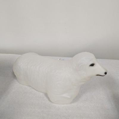 Vintage Sheep Empire Blow Mold Light Up