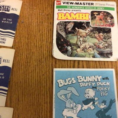 View Master With Lots of Reels in Container