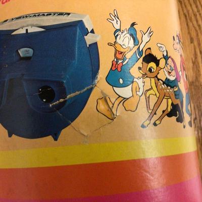 View Master With Lots of Reels in Container