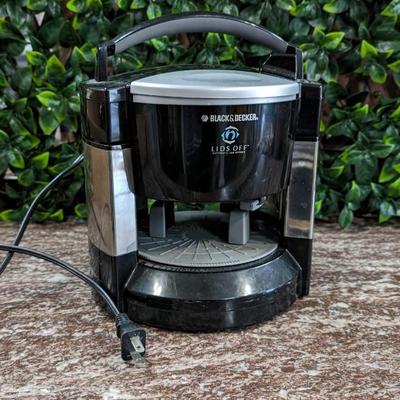 Black and Decker Lids Off Automatic Jar Opener Small Countertop Appliance