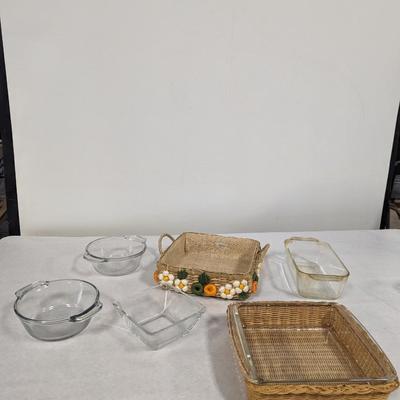Glass Baking Dishes & Covers Ovenware Pyrex