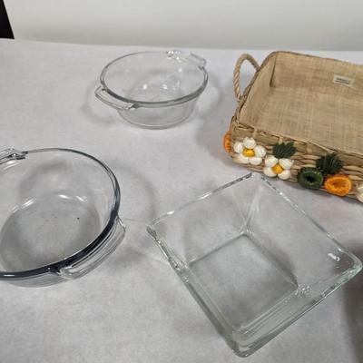 Glass Baking Dishes & Covers Ovenware Pyrex