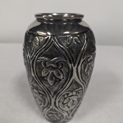 Metal Etched Urn