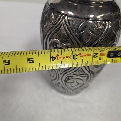 Metal Etched Urn