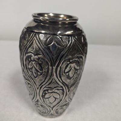 Metal Etched Urn