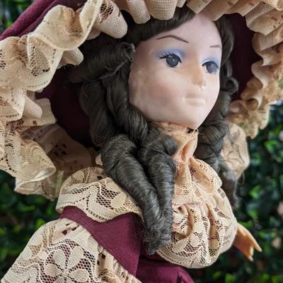Vintage Felicia Bradley Dolls The Collectors Choice Tall Hoop Skirt Big Eyes Dusty