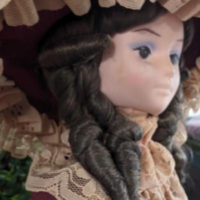 Vintage Felicia Bradley Dolls The Collectors Choice Tall Hoop Skirt Big Eyes Dusty