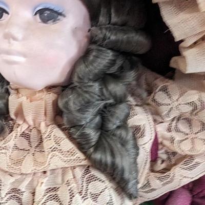 Vintage Felicia Bradley Dolls The Collectors Choice Tall Hoop Skirt Big Eyes Dusty