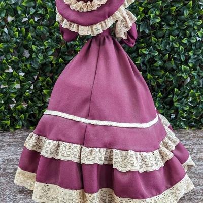 Vintage Felicia Bradley Dolls The Collectors Choice Tall Hoop Skirt Big Eyes Dusty