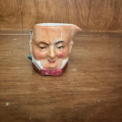 CUTE Miniature Toby Jug or Creamer, Mr Micawber, Charles Dickens