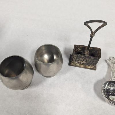 Ganz Measuring Spoons Pewter Cups