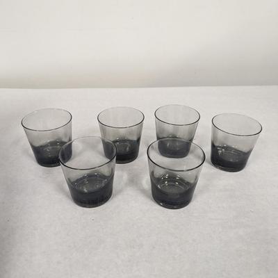 MCM Smoky Glass Cocktail Glasses