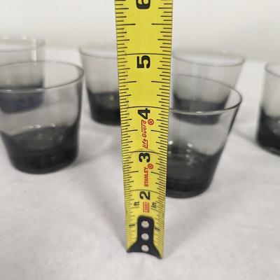 MCM Smoky Glass Cocktail Glasses