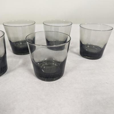 MCM Smoky Glass Cocktail Glasses