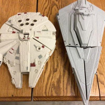 Star War Toy Ships Lot
