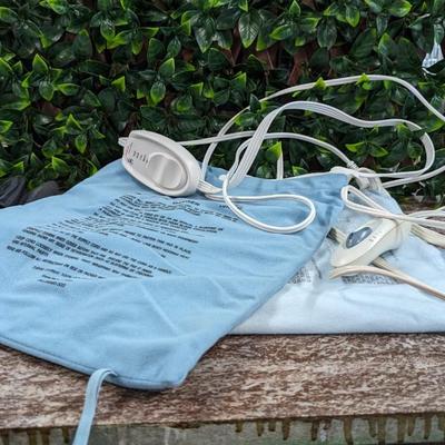 Lot of 2 Heating Pads and a Blood Pressure Machine Missing Battery Lid