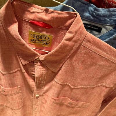 Lot of 5 Men’s shirts Cremieux and more XL
