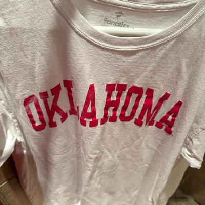 lot of OU men’s shirts. Jump Man, Nike and more. XL