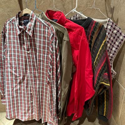 Men’s Shirts size XL Long sleeve and sweaters