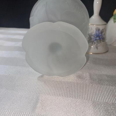 Vintage AVON Bell and Frosted Dishes