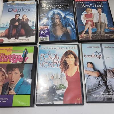 Nine Great Movies on DVD - Bewitched - The Break-up = Wedding singer and more