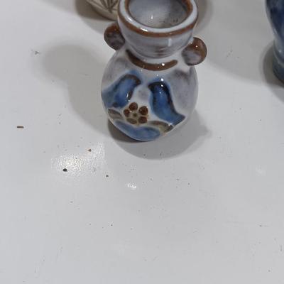 Collection of vases Small & delicate with hummingbird mug