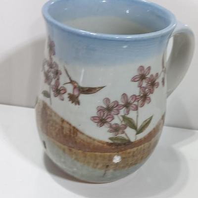 Collection of vases Small & delicate with hummingbird mug