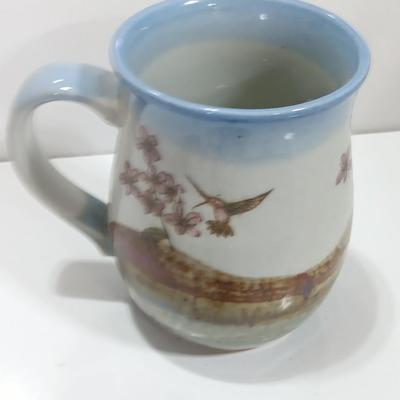 Collection of vases Small & delicate with hummingbird mug