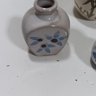 Collection of vases Small & delicate with hummingbird mug
