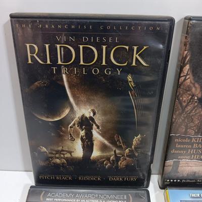 Movie night at your place! Great DVD Movies -Riddick - catch me if you can and other titles