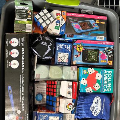 Lot of games and toys