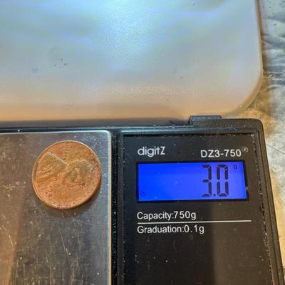 1948 D PENNY 3.0 error on L