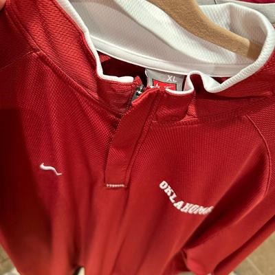 OU men’s shirts and pullovers size XL