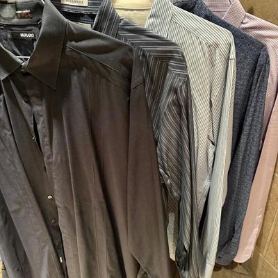 Men’s long sleeve collared shirts, size XL Cremiux and more