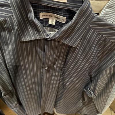 Men’s long sleeve collared shirts, size XL Cremiux and more