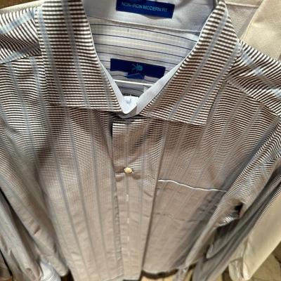 Men’s long sleeve collared shirts, Helix Talia, and Bachrach