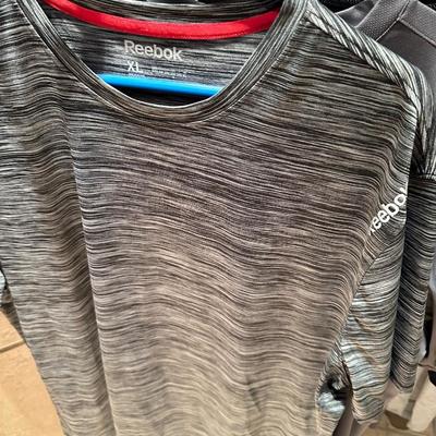 Men Short sleeve XL shirts, Reebok Adidas under armor, dry fits
