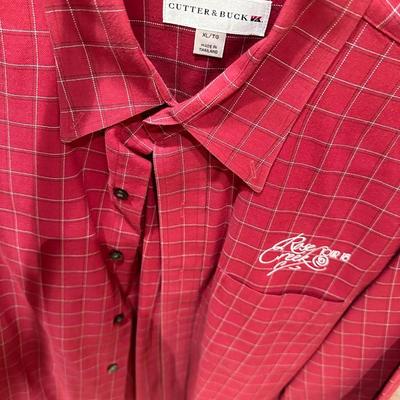 Men’s long sleeve shirts and one Greg Norman jacket size XL