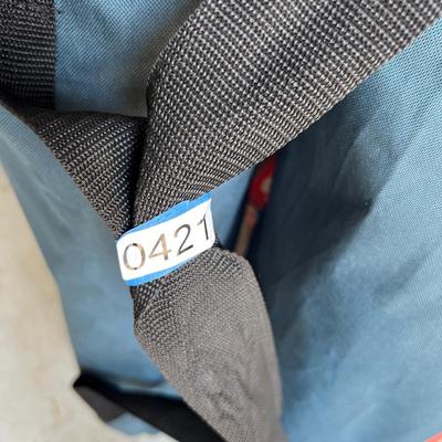 Lot of 2 Folding Arm Chairs with Storage Bags