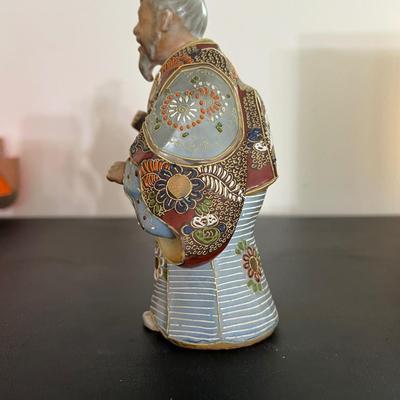 Antique Satsuma Figurine Statue Art