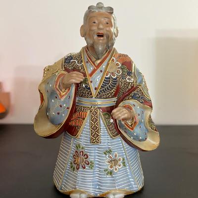 Antique Satsuma Figurine Statue Art