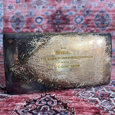 Antique c. 1914 EPCA Poole Silver Co. Silver Plated Wood Lined Box